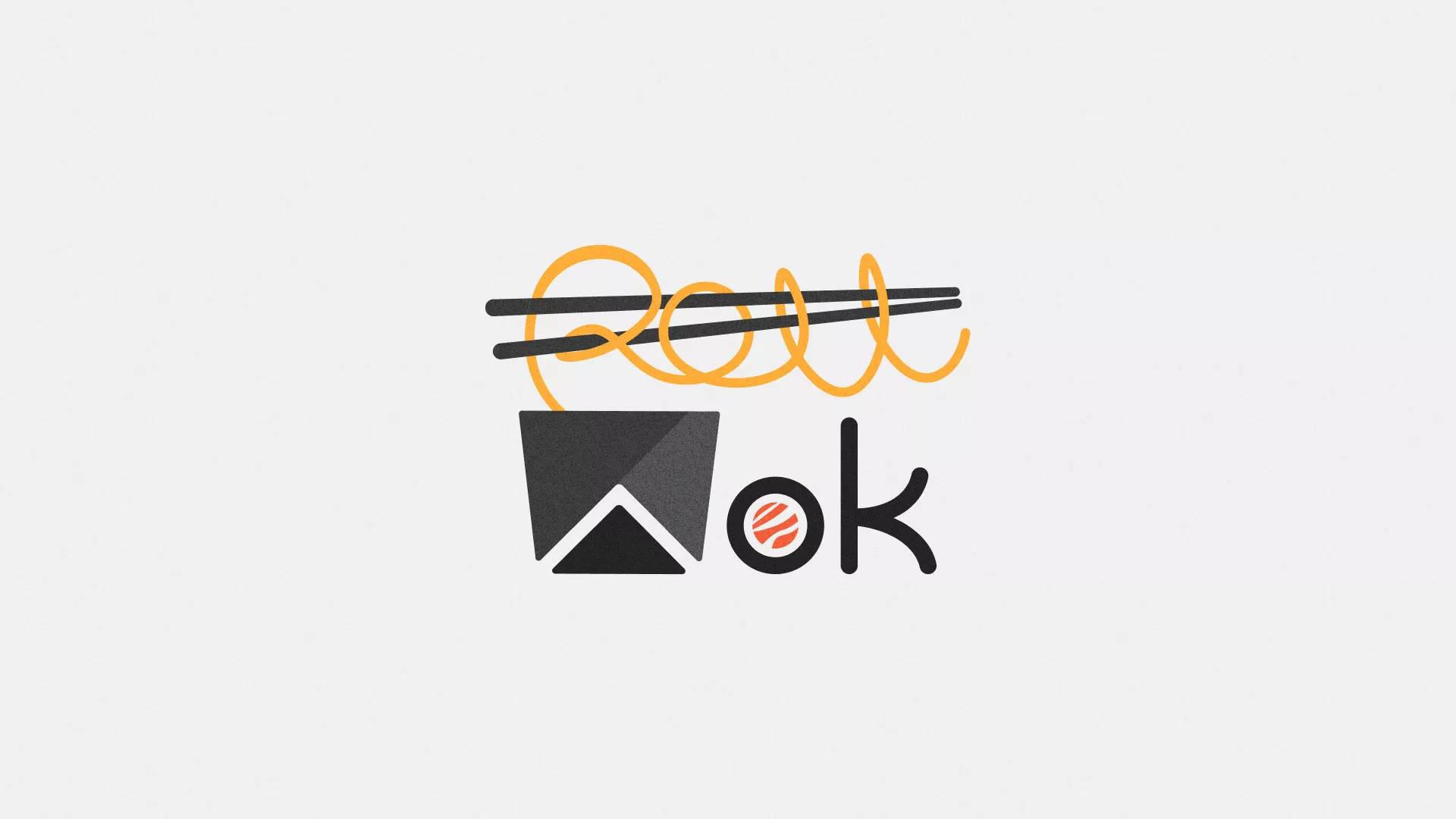 Разработка логотипа в Свердловском для суши-бара «Roll Wok Club» Разработка логотипа в Свердловском для суши-бара «Roll Wok Club»